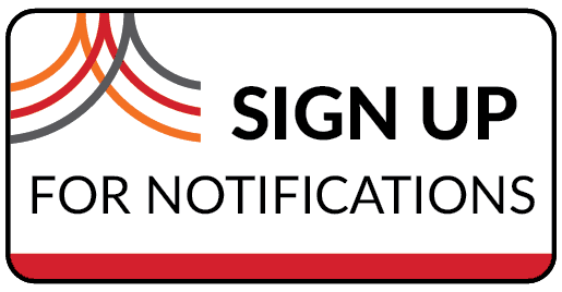 decorative logo for receiving alerts